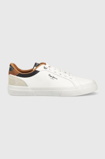 Sneakers boty Pepe Jeans KENTON COURT bílá barva, PMS30839