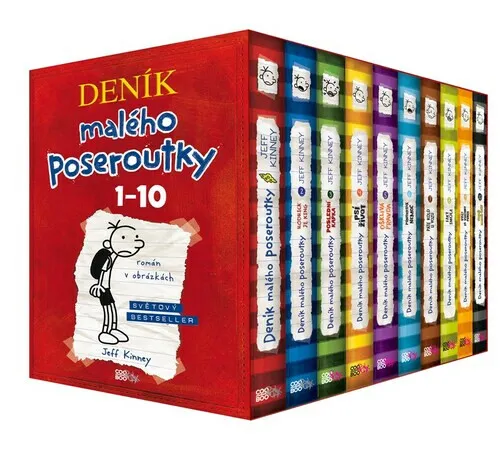 Deník malého poseroutky BOX 1-10 - Jeff Kinney