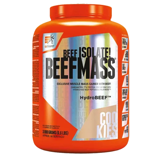 Extrifit BeefMass 1,5kg - vanilka, karamel