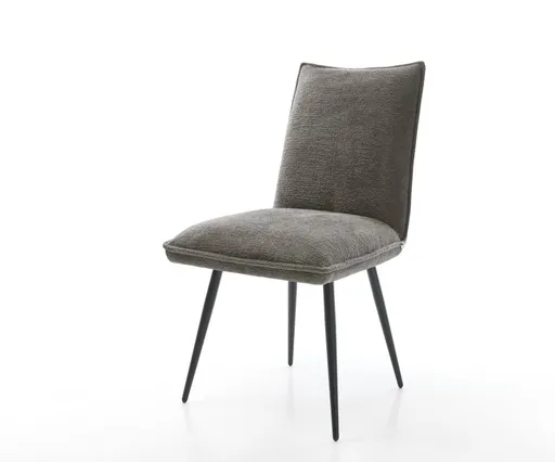 Jídelní židle Lelio-Flex bouclé měkký tmavě béžová 4 nohy