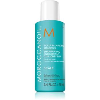 Moroccanoil Scalp Balancing Shampoo zklidňující šampon na mastné vlasy proti lupům 70 ml