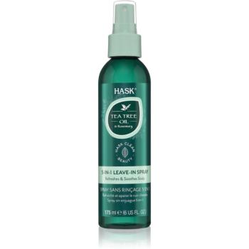 HASK Tea Tree Oil & Rosemary bezoplachový sprej pro suchou a svědící pokožku hlavy 175 ml