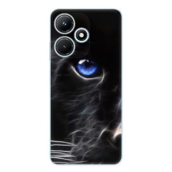 Odolné silikonové pouzdro iSaprio - Black Puma - Infinix Hot 30i