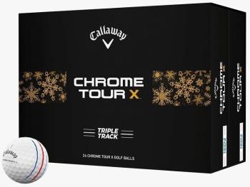 Callaway Chrome Tour X White Triple Track Golfové míčky