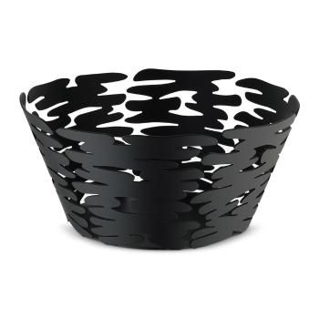 Velký košík Barket, černý, prům. 21 cm - Alessi