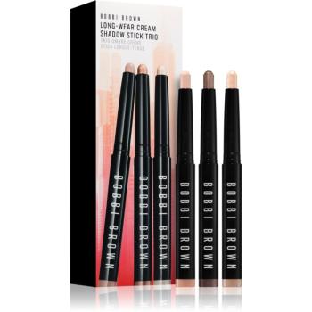 Bobbi Brown Long-Wear Cream Shadow Stick Trio dárková sada na oči 3 ks