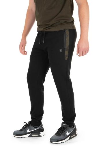 Fox Rybářské Tepláky Black/Camo Jogger - S