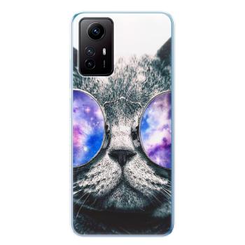 Odolné silikonové pouzdro iSaprio - Galaxy Cat - Xiaomi Redmi Note 12S