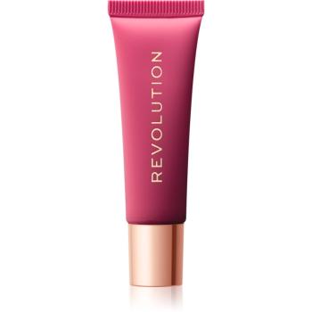 Makeup Revolution Juicy Peptide balzám na rty s peptidy odstín Pink Strawberry 8 ml