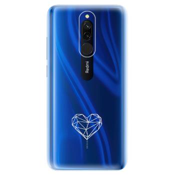 Odolné silikonové pouzdro iSaprio - čiré - Digital Love - Xiaomi Redmi 8