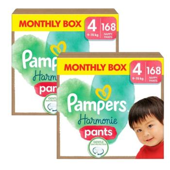 Pampers Harmonie Pants Bugyipelenka 9-15kg Maxi 4 (336db)