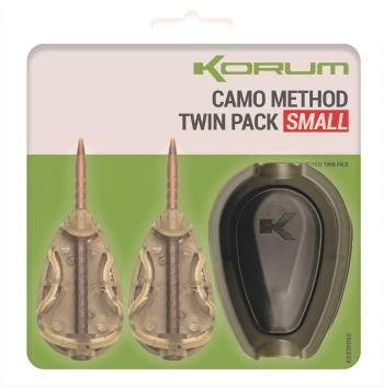 Korum set krmítek a formičky camo method twin pack - small