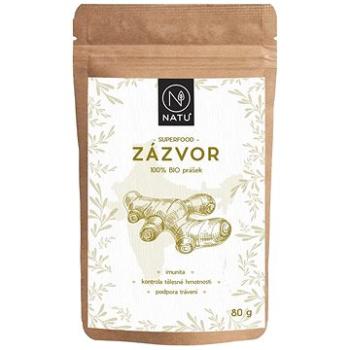 NATU Zázvor BIO prášek 80 g (8596299006134)