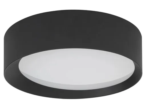 NOVA LUCE stropní svítidlo OBY černý hliník a akryl LED 30W 230V 3000K IP20 stmívatelné 9085221