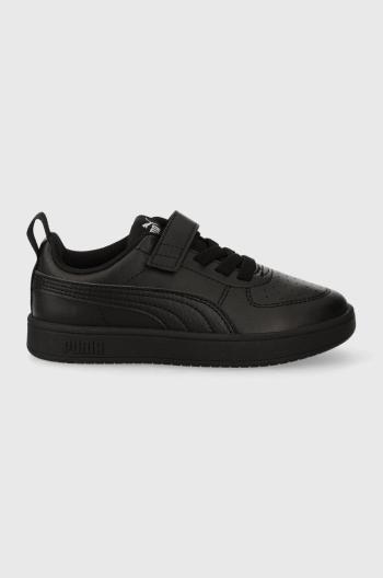 Dětské sneakers boty Puma Rickie černá barva