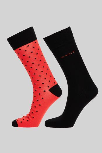 PONOŽKY GANT DOT AND SOLID SOCKS 2-PACK SUNSET PINK