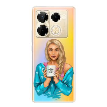 Odolné silikonové pouzdro iSaprio - Coffe Now - Blond - Infinix Note 40 PRO / Note 40 PRO+ 5G