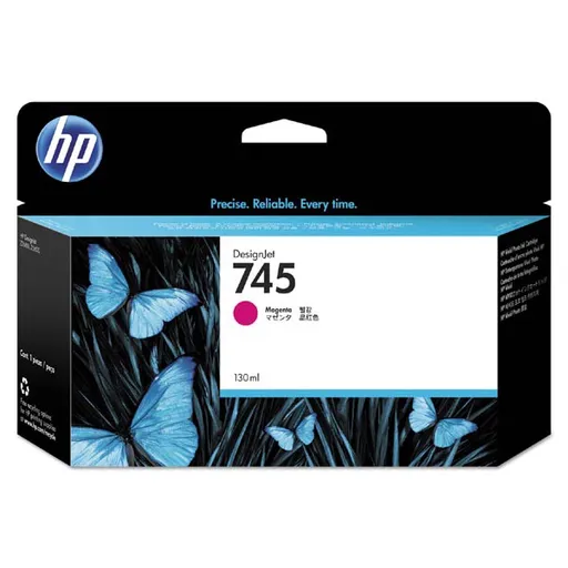 HP F9J95A - originální cartridge HP 745, purpurová, 130ml