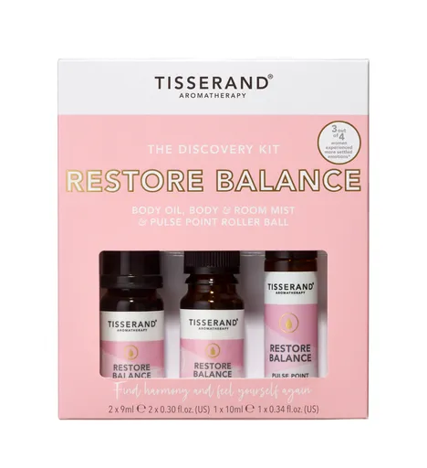Tisserand The Restore Balance sada pro obnovu rovnováhy, 2x 9 ml + 1x 10 ml + dárek zdarma