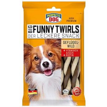 Perfecto Dog Big Funny Twirls 160g (4036897219535)