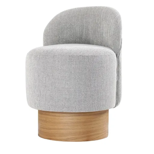 Taburet  Barren Puf Grey