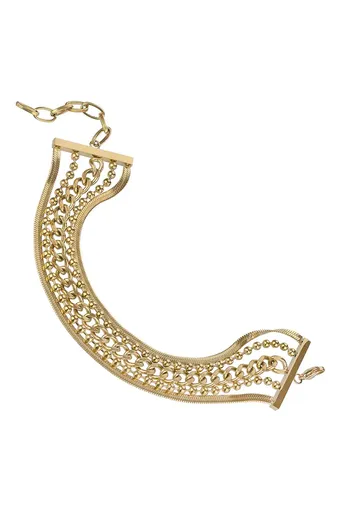 Marc Malone Vícevrstvý pozlacený náramek pro ženy Colette MCB24005G