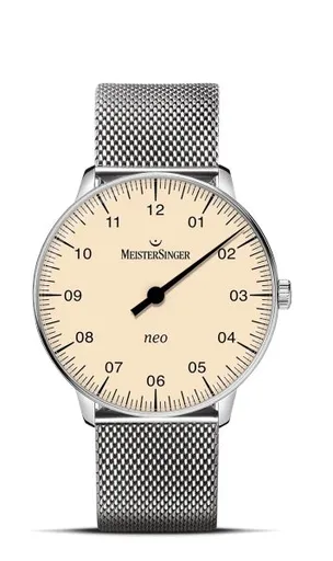 MeisterSinger Neo NES903 - Kovový mesh náramek
