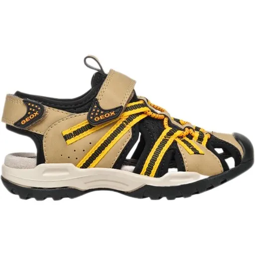Geox J BOREALIS Chlapecké letní sandály, béžová, velikost