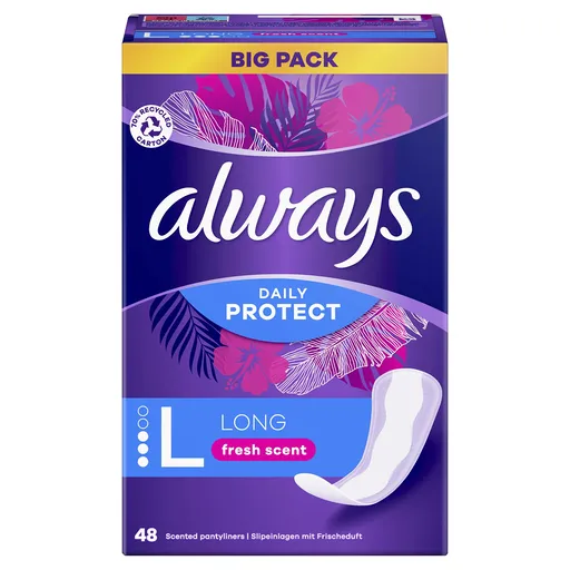 Always Slipové vložky Daily Protect Long Fresh Scent 48 ks