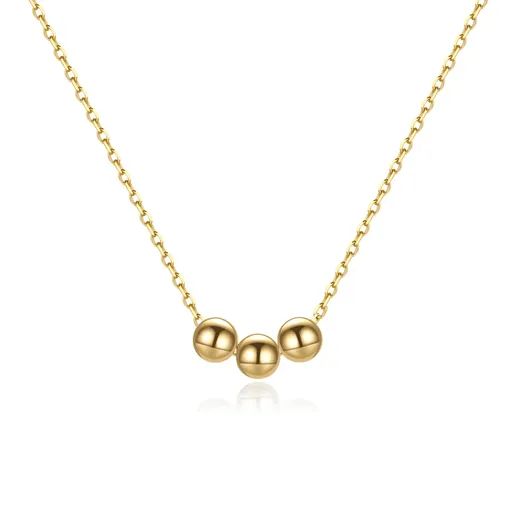 MOISS Půvabný pozlacený náhrdelník pro ženy N0001032