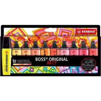 STABILO BOSS ORIGINAL ARTY teplé odstíny - balení 10 ks (4006381577786)