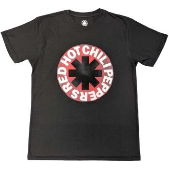 Red hot chili peppers tričko Red Circle Asterisk Šedá XXL