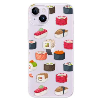 Odolné silikonové pouzdro iSaprio - Sushi Pattern - iPhone 14 Plus