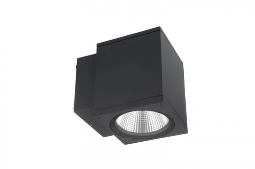 Deko-Light nástěnné přisazené svítidlo - ShoreLine Pro hranaté, 12 W, DIM, 3000/4000 K, tmavěšedá 731203