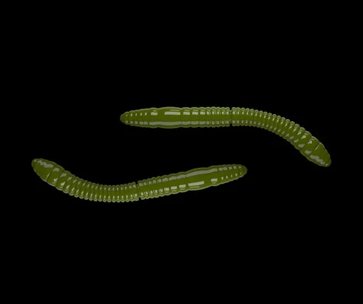 Libra Lures Fatty D’Worm Olive - D’Worm 6,5cm 10ks,Libra Lures Fatty D’Worm Olive - D’Worm 6,5cm 10ks