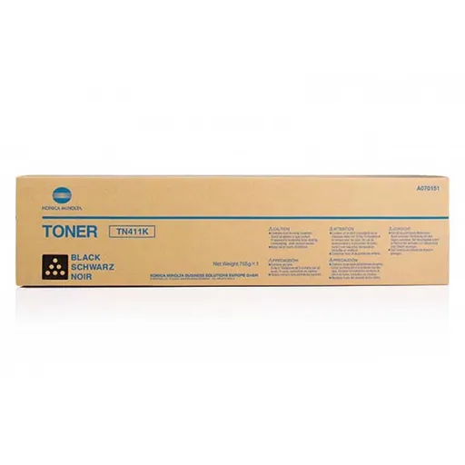 KONICA MINOLTA TN-411 K - originální toner, černý, 45000 stran