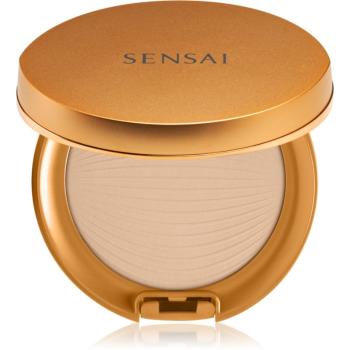 Sensai Silky Bronze Natural Veil Compact kompaktní pudrový make-up pro rozjasnění a vyhlazení pleti odstín SC01 Light 8,5 g