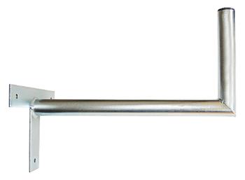 Anténní držák 50cm na zeď, trubka 42/2mm, výška 26cm