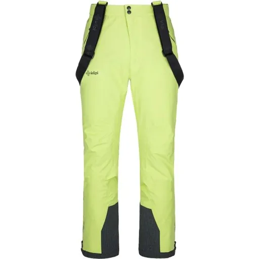 KILPI METHONE Pánské lyžařské kalhoty, světle zelená, velikost XXXL