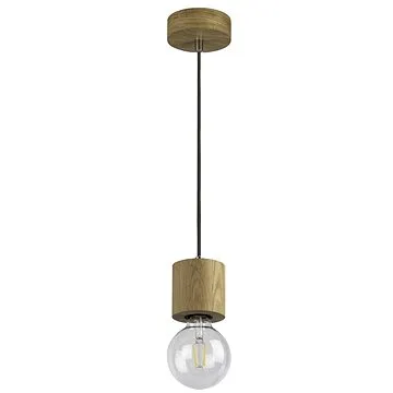 Lustr na lanku TRONGO 1xE27/60W/230V matný dub (113464)