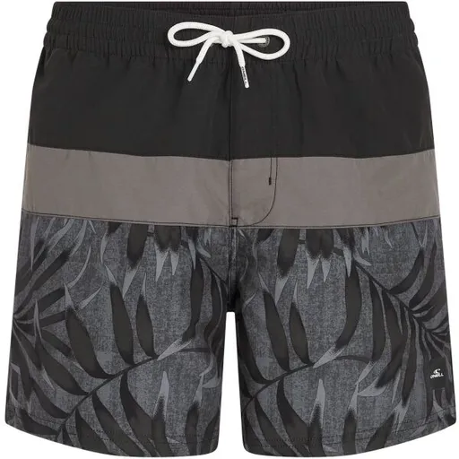 O'Neill CALI BLOCK 15'' Pánské plavecké šortky, tmavě šedá, velikost