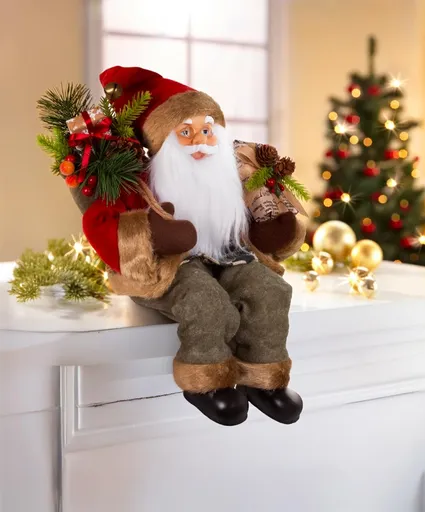 PM Euro-Trading Santa Claus, sedící, 45 cm