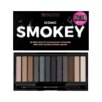 Makeup Revolution  Iconic Smokey Eyeshadow Palette  Paletky pre líčenie očí Other