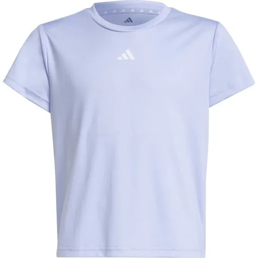 adidas TRAIN ESSENTIALS TEE Dětské tričko, fialová, velikost