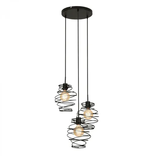 BRILONER Závěsné svítidlo, pr. 30 cm, max. 60 W, černá BRI 4870-035