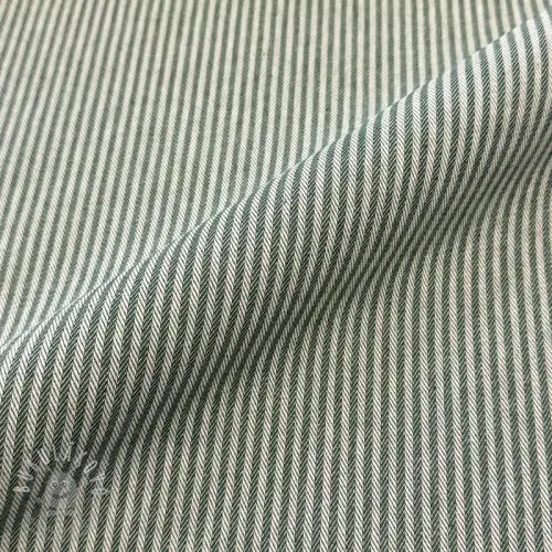 Dekorační látka DOBBY Colored stripe bottle green