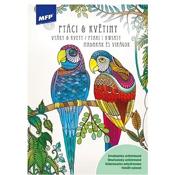 Omalovánky antistresové Ptáci