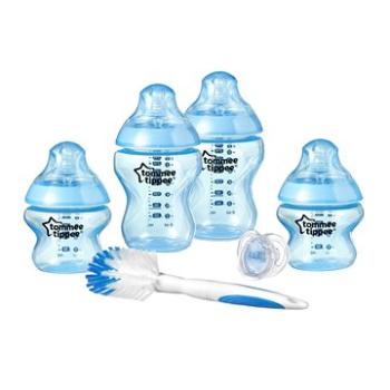 Tommee Tippee C2N sada s kartáčem - modrá (5010415235671)