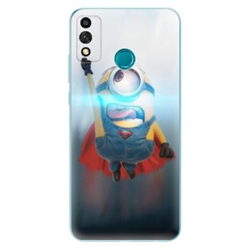 Odolné silikonové pouzdro iSaprio - Mimons Superman 02 - Honor 9X Lite