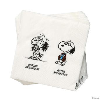 PEANUTS Papírové ubrousky "Before and After" 20 ks